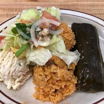 Jackie's Diner - Pasteles, Spanish rice, Bakalau, and Mac salad... delicious, really DELICIOUS!!! - Hawaiian Near Me - Aiea, Hawaii Jackie's Diner - Pasteles, Spanish rice, Bakalau, and Mac salad... delicious, really DELICIOUS!!! - Hawaiian Near Me - Aiea, Hawaii
