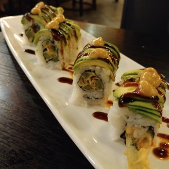Sushi ON - Asparagus tempura roll. - Japanese Near Me - Indio, California