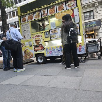 Manu's Dabeli Station - Cart front - Street Vendors Near Me - New York, New York Manu's Dabeli Station - Cart front - Street Vendors Near Me - New York, New York