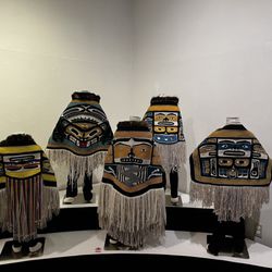 Juneau-Douglas City Museum - Hand woven tribal clothes