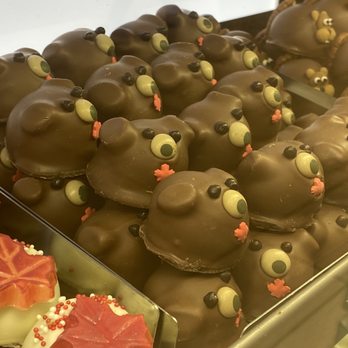 Rocky Mountain Chocolate Factory - a display of rocky mountain chocolates - Chocolatiers & Shops Near Me - Edmonton, Alberta