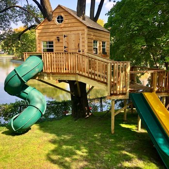 ALS Remodeling - Treehouse with custom play structure - General Contractors Near Me - Chicago, Illinois