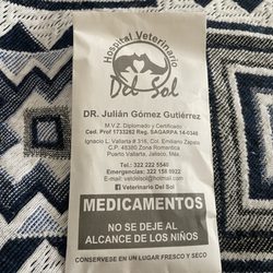 Hospital Veterinario del Sol - Medication