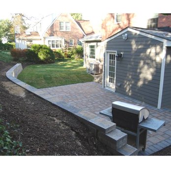 Hemax Construction Services & Landscaping - Hemax installed Keystone retaining wall and paver patio 02 - Landscaping Near Me - Sterling, Virginia