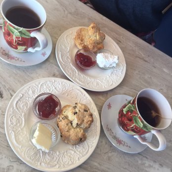 Central Perc European Cafe - Scones with Jam/Butter/Cream & Tea - Breakfast & Brunch Near Me - Dayton, Ohio Central Perc European Cafe - Scones with Jam/Butter/Cream & Tea - Breakfast & Brunch Near Me - Dayton, Ohio