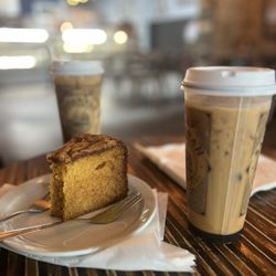 Savannah Coffee Roasters - Quick afternoon pick me up - cold brew and orange olive oil cake