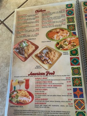 Menu photo 6 Cancun Mexican Grill Ellis, KS