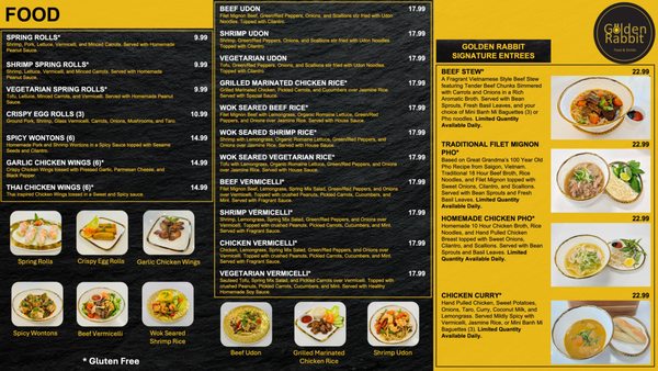 Menu photo 3 Golden Rabbit Newport Beach, CA Menu photo 3 Golden Rabbit Newport Beach, CA
