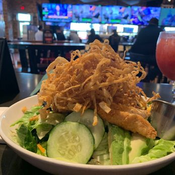 Bombshells Restaurant & Bar - Dinner Salad - Sports Bars Near Me - Houston, Texas Bombshells Restaurant & Bar - Dinner Salad - Sports Bars Near Me - Houston, Texas