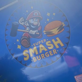 Super Smash Burger - Love their logo!! - Burgers Near Me - Talent, Oregon