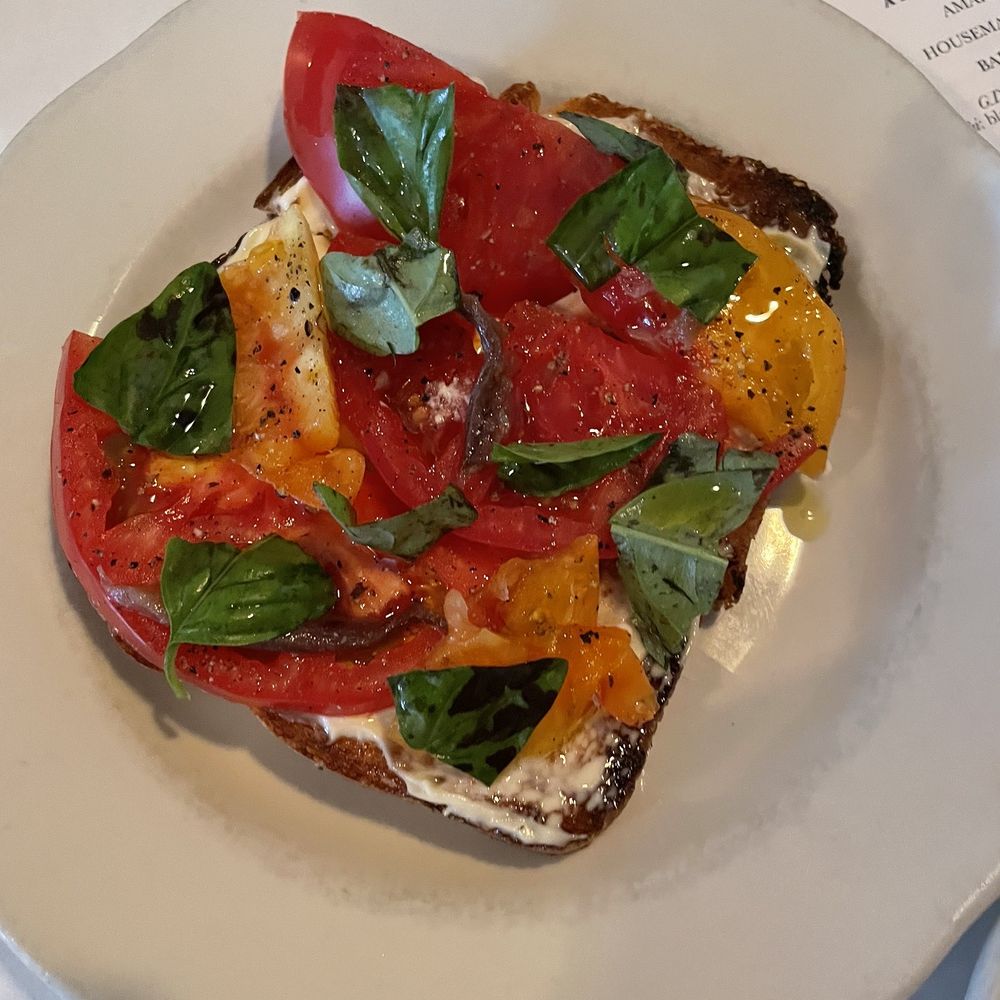 Hyacinth - Heirloom tomato crostini - Italian Near Me - Saint Paul, Minnesota Hyacinth - Heirloom tomato crostini - Italian Near Me - Saint Paul, Minnesota