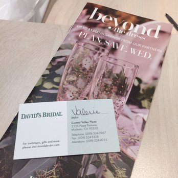 David's Bridal - Stop by pick up info or call in - Bridal Near Me - Modesto, California