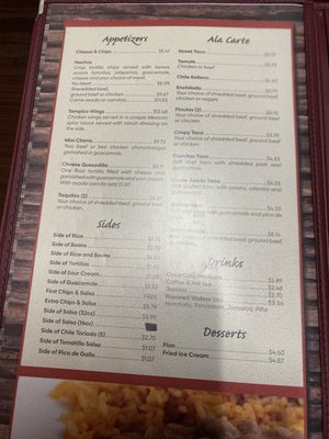 Menu photo 2 La Cabanita Mex 4 Meridian, ID Menu photo 2 La Cabanita Mex 4 Meridian, ID