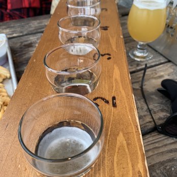 Mammoth Brewing - Mystery flight. - Breweries Near Me - Mammoth Lakes, California