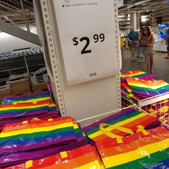 IKEA - The popular rainbow Pride bags at IKEA, Tampa FL - Furniture Stores Near Me - Tampa, Florida IKEA - The popular rainbow Pride bags at IKEA, Tampa FL - Furniture Stores Near Me - Tampa, Florida