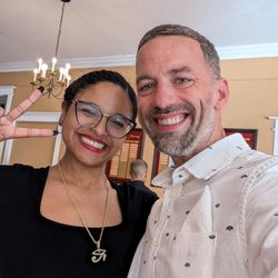 Arthur Murray Dance Studio - Pictured with Kiki, dancer extraordinaire, and possessor of the magic phrase "I see what you did there" :-).