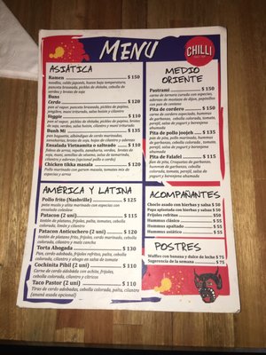 Menu photo 5 Chilli Street Food Córdoba, X Menu photo 5 Chilli Street Food Córdoba, X