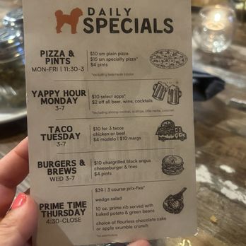 Copper Dog - Daily specials menu - Pizza Near Me - Wildwood, New Jersey