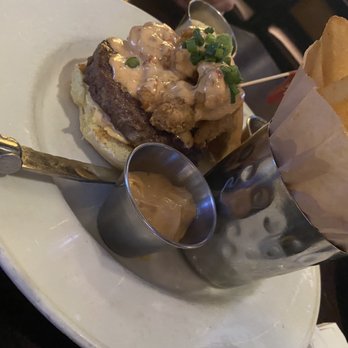 Hard Rock Cafe - Surf & Turf Burger - American Near Me - Hollywood, Florida Hard Rock Cafe - Surf & Turf Burger - American Near Me - Hollywood, Florida