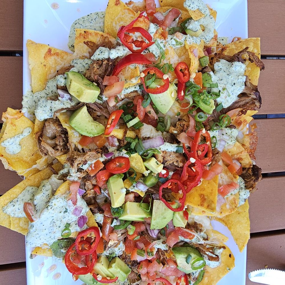 Finney's Crafthouse - Delicious Carnitas Nachos - New American Near Me - Brea, California