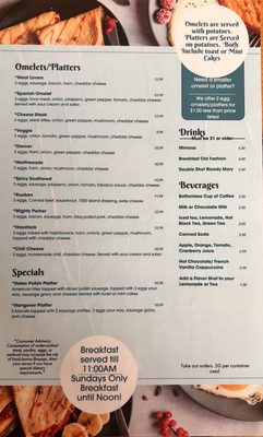 Menu photo 1 Cassidy's Cafe Wabeno, WI Menu photo 1 Cassidy's Cafe Wabeno, WI