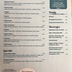 Cassidy's Cafe - 2025 menu