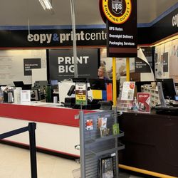 Staples - Does Not return Amazon items.  Thru this UPS store.  Hmmm