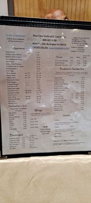 Menu photo 1 Blue Claw Restaurant & Crab Eatery Burlington, NJ Menu photo 1 Blue Claw Restaurant & Crab Eatery Burlington, NJ