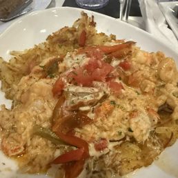 Seafood Hash Browns*