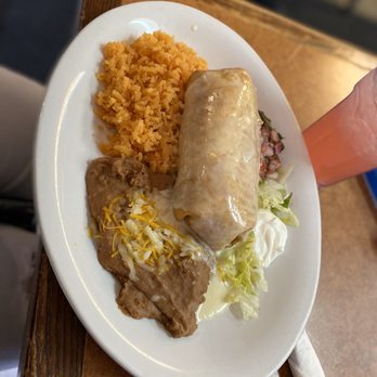 Border Grill Fresh-Mex - Chimichanga was so DELICIOUS - Tacos Near Me - Orlando, Florida