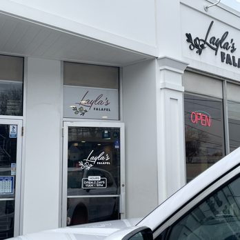 Layla's Falafel - Entrance - Middle Eastern Near Me - Stamford, Connecticut
