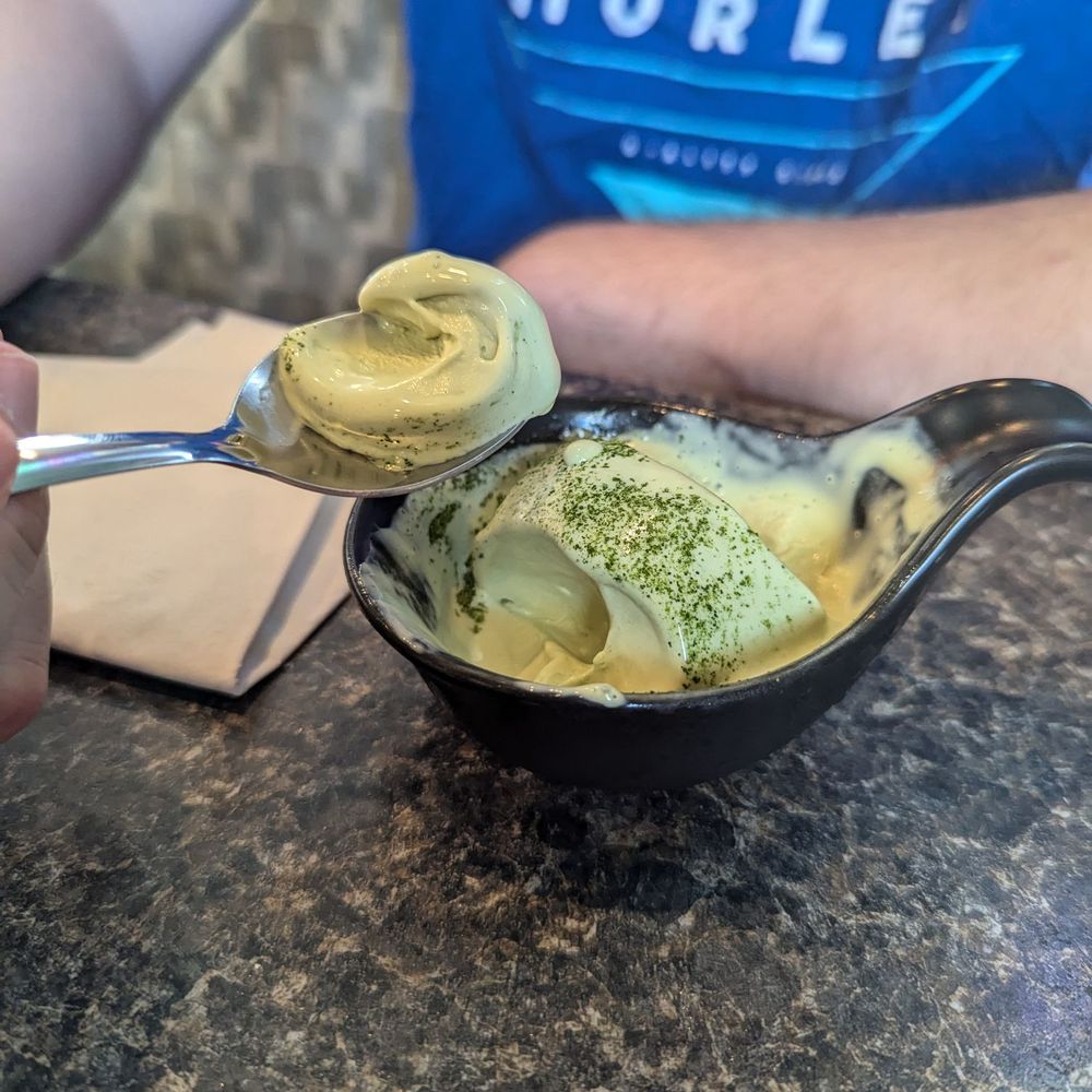 Pearl Sushi Lovers - Matcha handmade ice cream. Yum!! - Japanese Near Me - Gilroy, California Pearl Sushi Lovers - Matcha handmade ice cream. Yum!! - Japanese Near Me - Gilroy, California