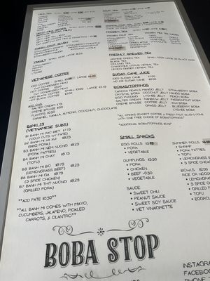 Menu photo 2 Boba Stop Buffalo, NY