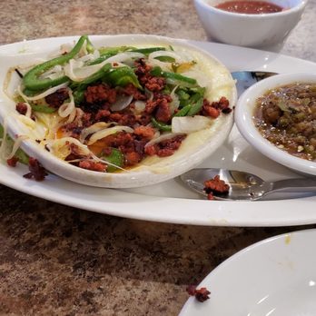 Los Compadres - Queso fundido had alot of extras :) - Mexican Near Me - Long Beach, California Los Compadres - Queso fundido had alot of extras :) - Mexican Near Me - Long Beach, California