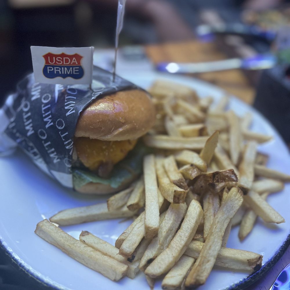 Mito - Cheeseburger with fries - Latin American Near Me - Roseville, Minnesota Mito - Cheeseburger with fries - Latin American Near Me - Roseville, Minnesota