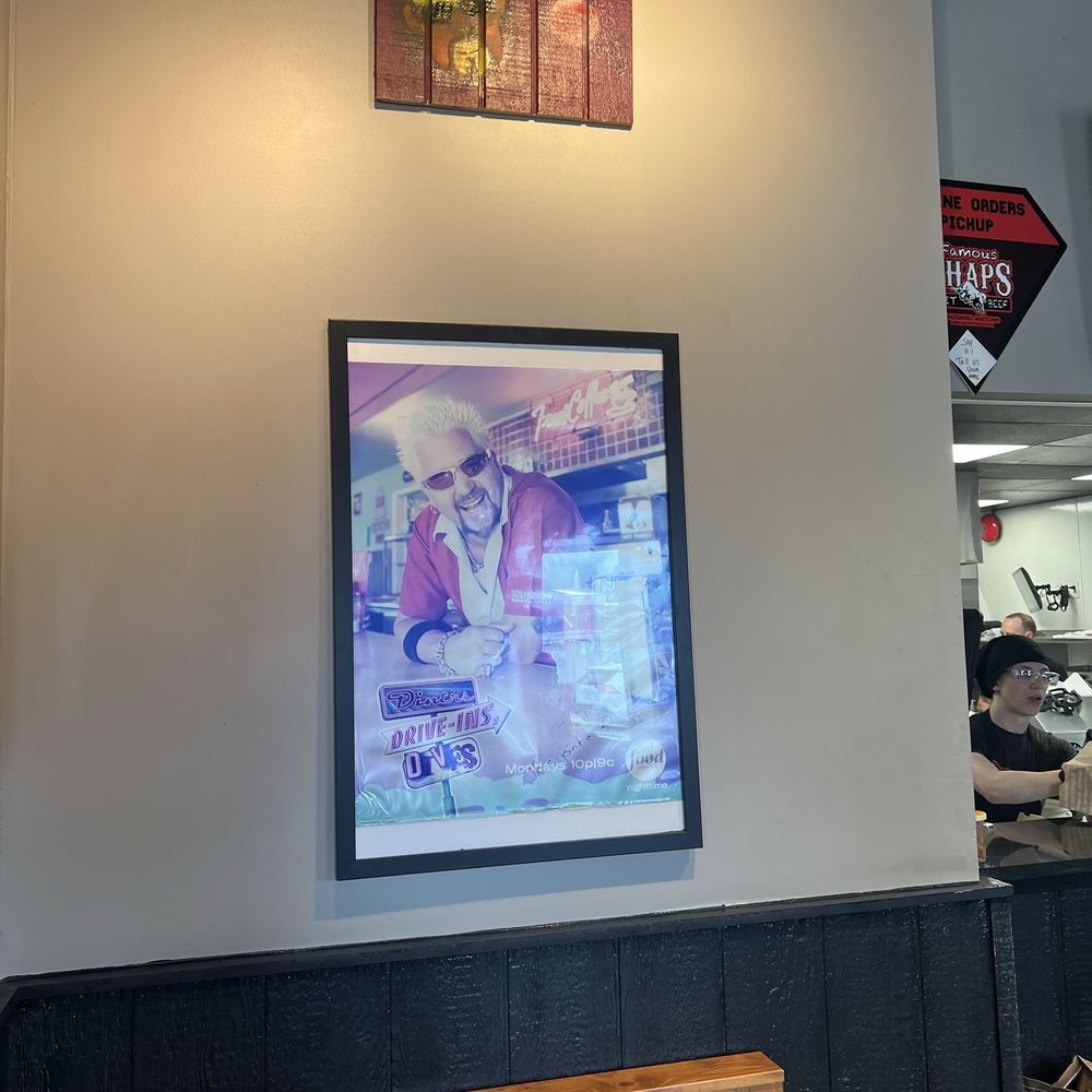 Chaps Pit Beef - A autographed picture of Guy Fieri - Barbeque Near Me - Baltimore, Maryland