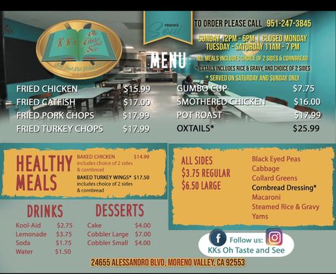 Menu photo 3 KK'S Oh Taste and See Moreno Valley, CA