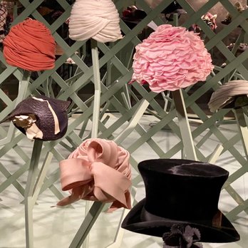 The Museum at FIT - Rose-themed hats in the the Rose Garden of Hats exhibit - Ravishing: The Rose in Fashion exhibition - The Museum at FIT - Museums Near Me - New York, New York The Museum at FIT - Rose-themed hats in the the Rose Garden of Hats exhibit - Ravishing: The Rose in Fashion exhibition - The Museum at FIT - Museums Near Me - New York, New York