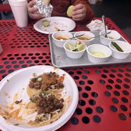 Food tacos, burritos, salsa, platter, and Food tacos, burritos, salsa, platter, and
