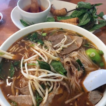 Saigon Pho - Mmm combo pho and fried shrimp rolls - Vietnamese Near Me - Vacaville, California