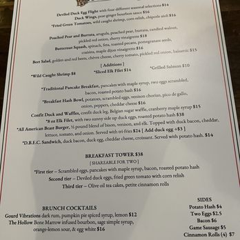 The Hollow - Brunch Menu - Cocktail Bars Near Me - Columbia, South Carolina