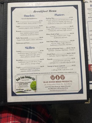 Menu photo 3 Nices Family Diner Salem, IN