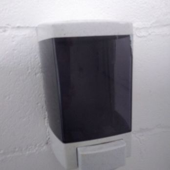 Salmon Shores RV Park - Empty soap dispenser - RV Parks Near Me - Olympia, Washington Salmon Shores RV Park - Empty soap dispenser - RV Parks Near Me - Olympia, Washington