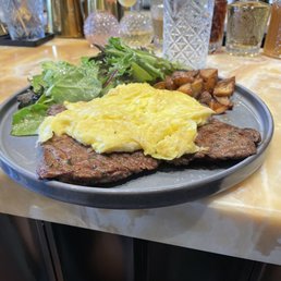 Steak and eggs!