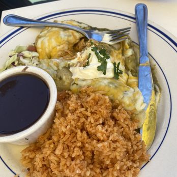 Taco Cantina - 2 chicken enchilada plate - Mexican Near Me - San Francisco, California