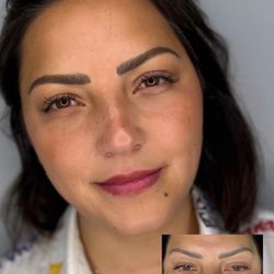Microblading Newport Beach by Tinted Liquid - Nano Brows, Lamination style #nanoblading #permanentbrows #ocpermanentmakeup