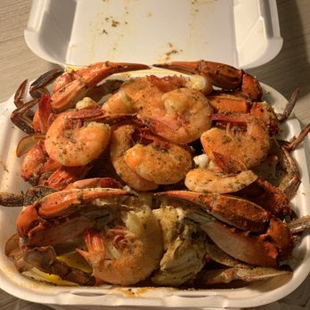 The Blue Crab Company - Mild Garlic Crab and Peel and eat Shrimp. - Seafood Near Me - Jacksonville, Florida The Blue Crab Company - Mild Garlic Crab and Peel and eat Shrimp. - Seafood Near Me - Jacksonville, Florida