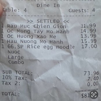 Oc Mien Tay - Price - Seafood Near Me - Milpitas, California Oc Mien Tay - Price - Seafood Near Me - Milpitas, California