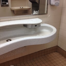 Sink in the ladies room