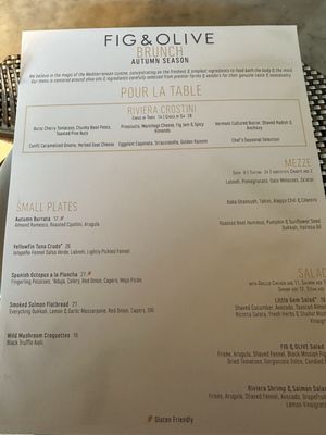 Menu photo 2 Fig & Olive Houston, TX Menu photo 2 Fig & Olive Houston, TX